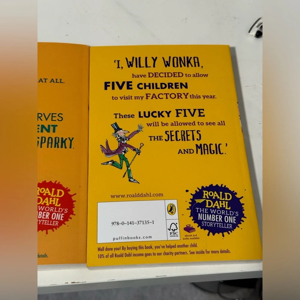 ROADL DAHL Set of 3 Paperback Books Danny, Witches, Charlie & Chocolate Factory - Picture 7 of 8